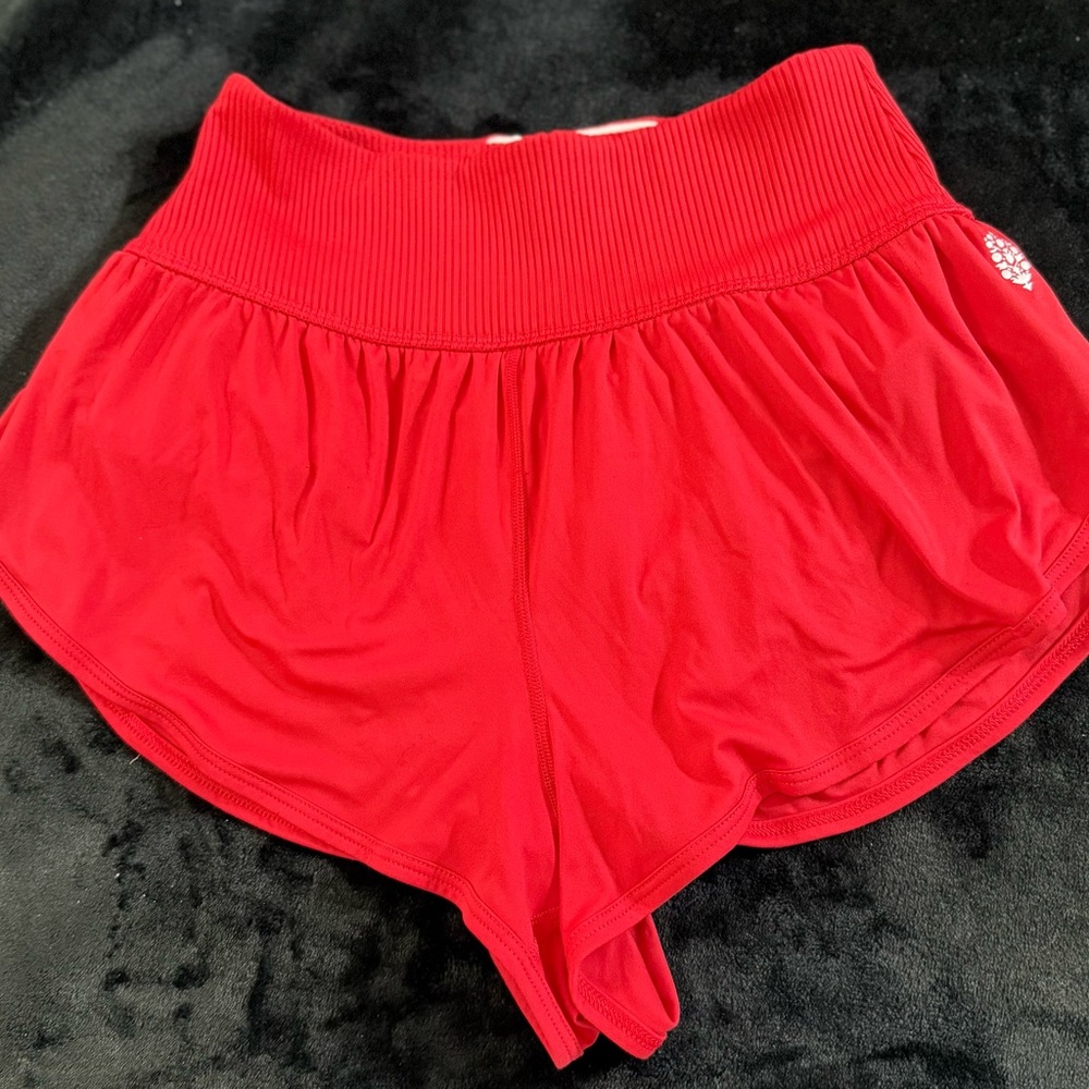 FP Movement by Free People Red Athletic Shorts